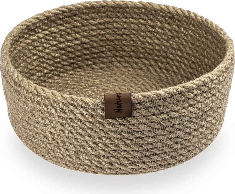 Naturalove Decorative Jute Basket Round Large Size - Image 2