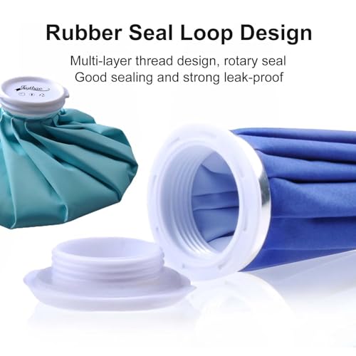 Fythao Ice Pack Ice Bags for Injuries Reusable 2Pcs 11 Ice Bags Hot Water Bag for Hot Cold Therapy and Pain Relief NoLeak Elastic Breathable Ice Bag - Image 5