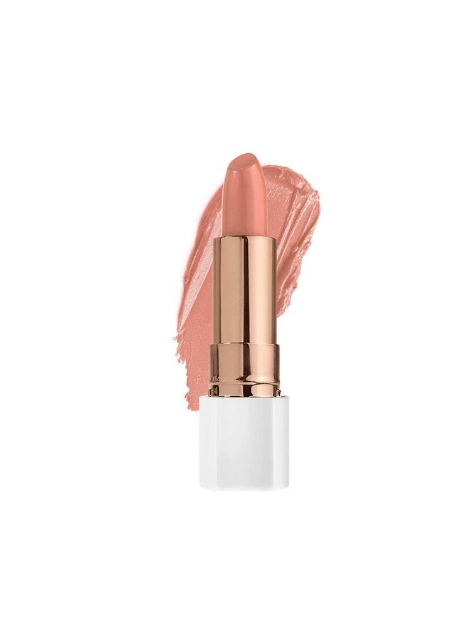 Flower Beauty - Petal Pout Lipstick Nourishing & Highly Pigmented Lip Color With Antioxidants, Peachy Nude (1Pack) - Image 1