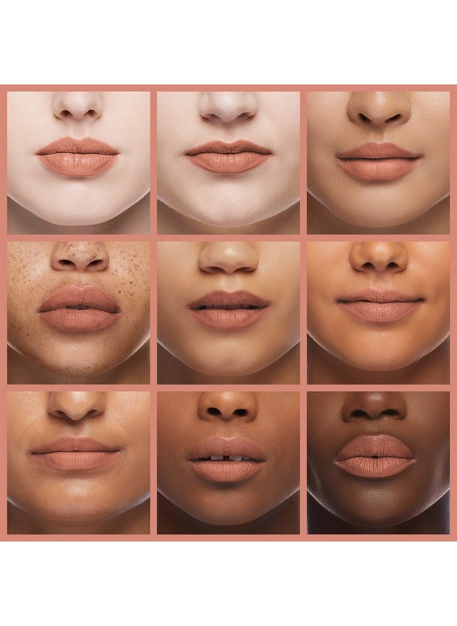 Flower Beauty - Petal Pout Lipstick Nourishing & Highly Pigmented Lip Color With Antioxidants, Peachy Nude (1Pack) - Image 1