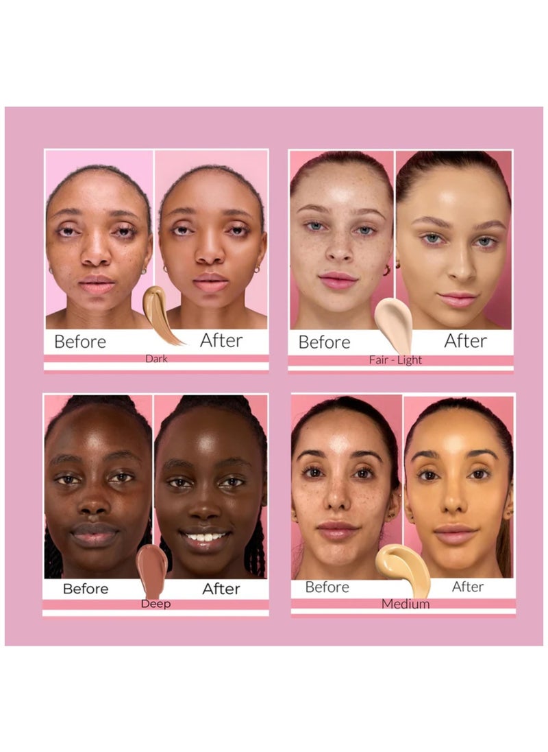 IDA Beauty - Glam It! Perfecting Coverage Foundation | Full Coverage, Matte Finish, Long-Lasting, Lightweight | Vegan, Halal, Cruelty-Free - Image 1