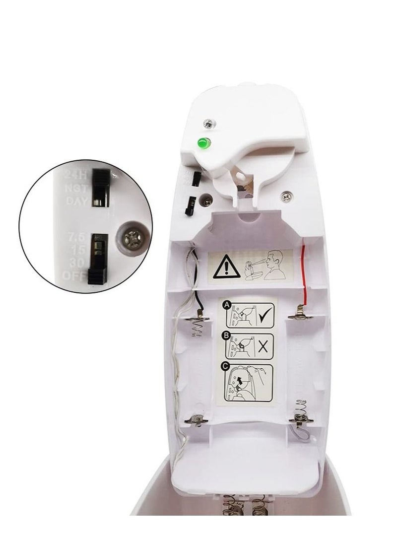 SYOSI - Automatic Air Freshener Dispenser Wall Mounted/Free Standing Auto Sensor Spray Dispenser for Bathroom Washroom Hotel Office White - Image 1