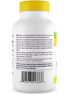 Healthy Origins Healthy Origins Pycnogenol 150 mg - Premium Pine Bark Extract - French Maritime Pine Bark Extract for Heart Health, Skin Care & More - Gluten-Free & Non-GMO Supplement - 60 Veggie Caps  - Image 3