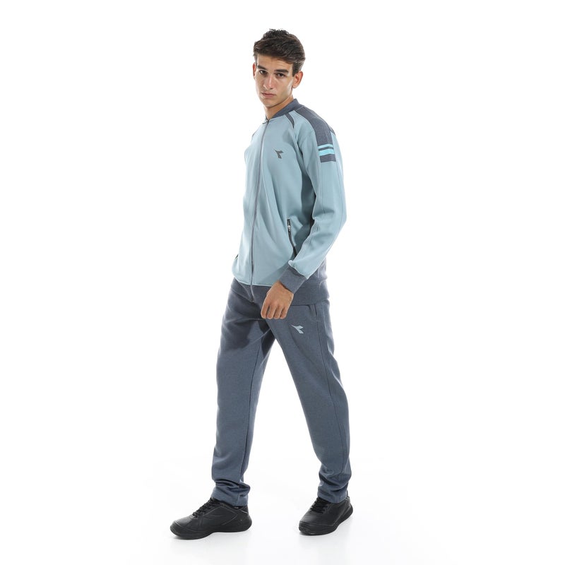 Diadora Men Sport Training Suit - Bluesky Size: S