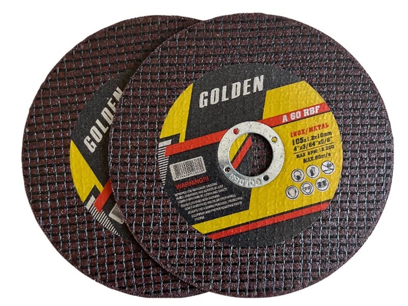 Zebra Premium Tools ZG08 Golden 4 Cut Off Wheel Brown 4 Inch Cutting Blade Set of 25PCS 25 - Image 3
