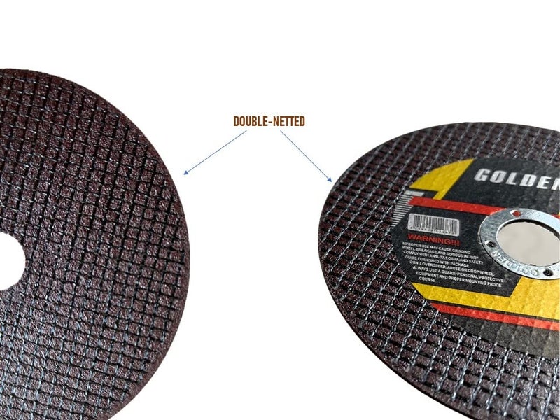 Zebra Premium Tools ZG08 Golden 4 Cut Off Wheel Brown 4 Inch Cutting Blade Set of 25PCS 25 - Image 4