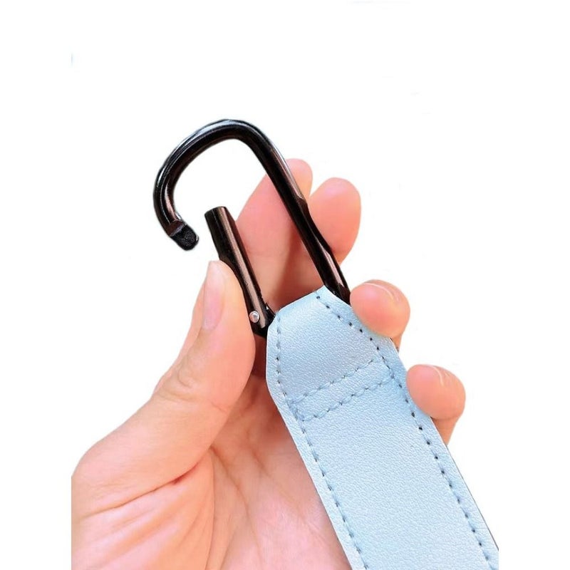 Set Of 6 Stroller Hooks For Hanging Bags Versatile Clips For Strollers Diaper Bags Shopping Carts Purses And Backpacks In Blue Pink Gray - Image 4