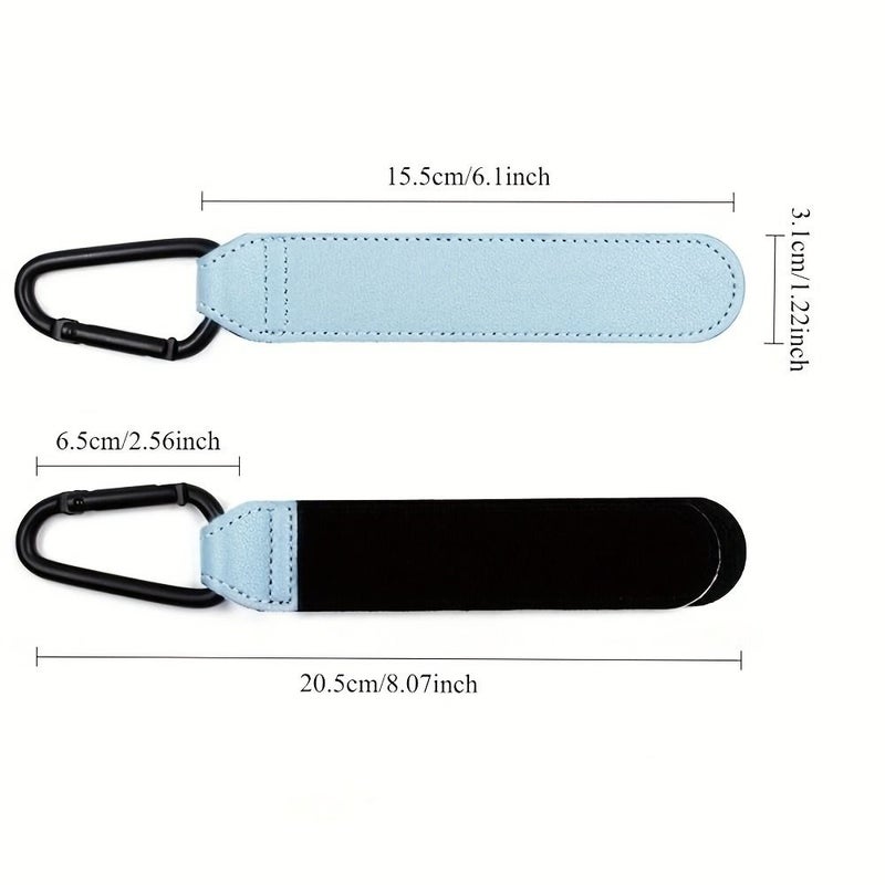 Set Of 6 Stroller Hooks For Hanging Bags Versatile Clips For Strollers Diaper Bags Shopping Carts Purses And Backpacks In Blue Pink Gray - Image 2