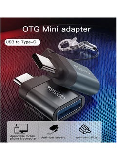 Yesido Yesido GS06 OTG Typpe-C Mini Function Mobile Phone Power Data Transmit Convert Type-C to USB OTG Adapter - Black  - Image 3