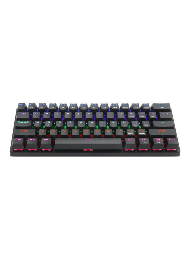 Captaintech RGB Backlit Portable Gaming Keyboard – Compact Mechanical Keyboard with Customizable Lighting for PC/Mac Gamers  - Image 4