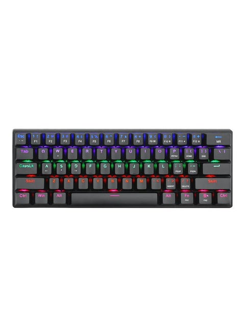 RGB Backlit Portable Gaming Keyboard – Compact Mechanical Keyboard with Customizable Lighting for PC/Mac Gamers