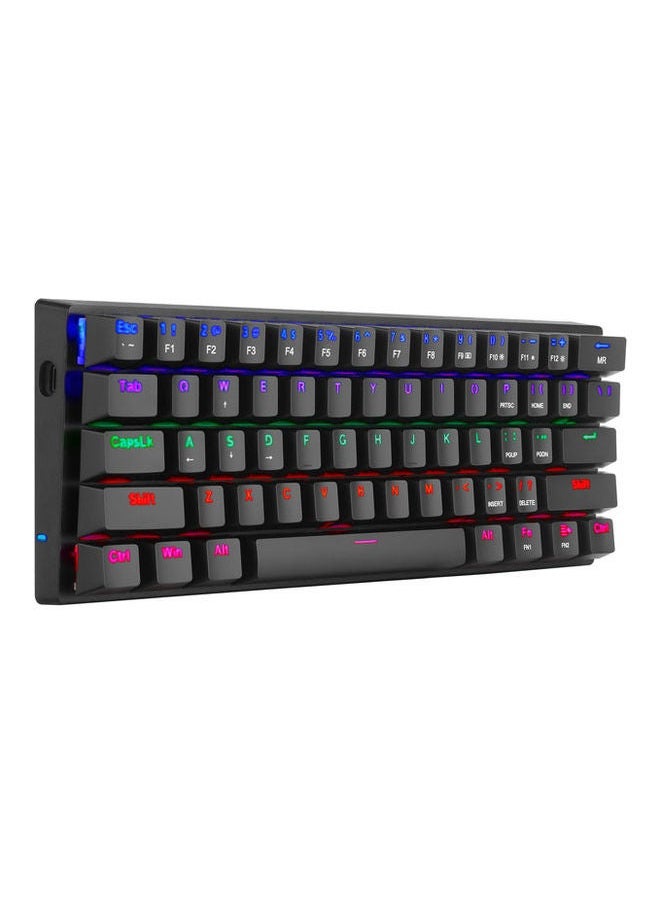 Captaintech RGB Backlit Portable Gaming Keyboard – Compact Mechanical Keyboard with Customizable Lighting for PC/Mac Gamers  - Image 2