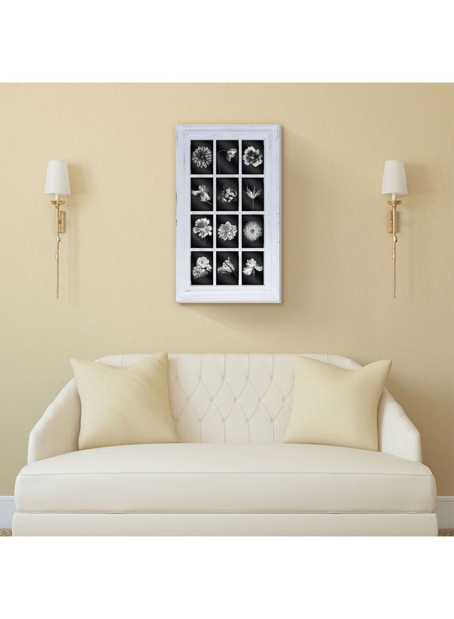 MELANNCO 12-Opening Wall Mount Frame Picture Collage, White - Image 3