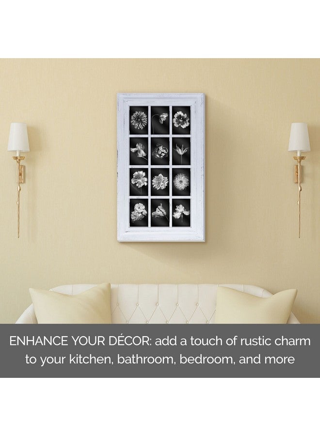 MELANNCO 12-Opening Wall Mount Frame Picture Collage, White - Image 2