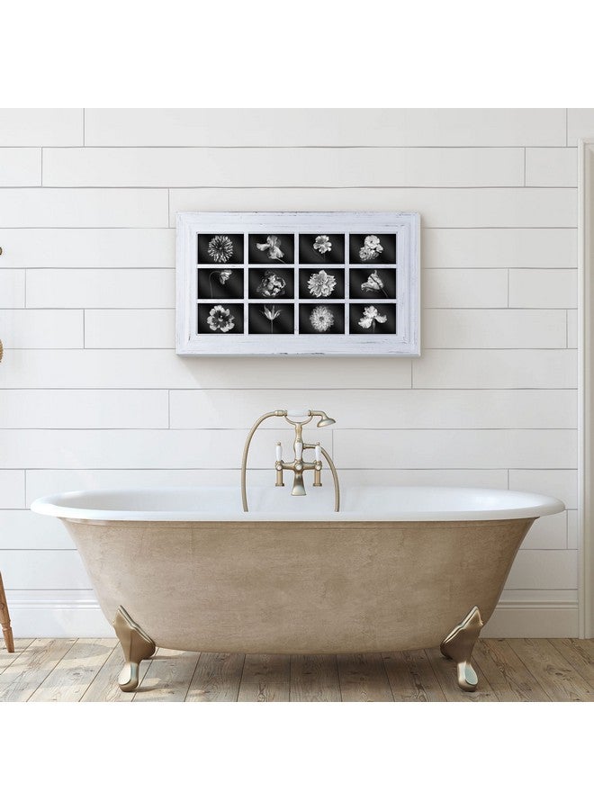 MELANNCO 12-Opening Wall Mount Frame Picture Collage, White - Image 4