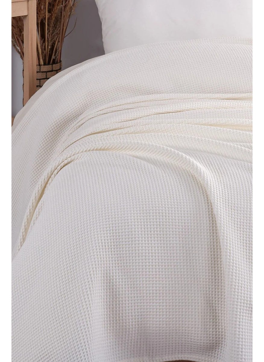 Eponj Home Ecocel Pique Cover Single 160X230CM Karde Cream  - Image 3