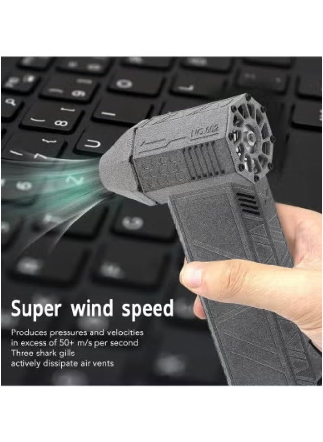 JAJEEK Air Blower Super Jet Fan 120,000 RPM | High-Speed Cordless Mini Jet Blower for Car Cleaning, Camping, Dusting, Drying | Portable Turbo-Powered Air Duster for Home & Outdoor Use | Compact, Rechargeable, Lightweight Cleaning Gadget  - Image 1