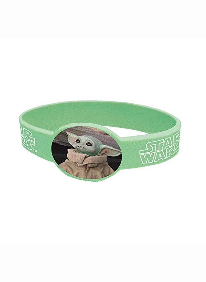 Unique Mandalorian The Child Rubber Bracelets4 Pcs Medium Multicolor - Image 4