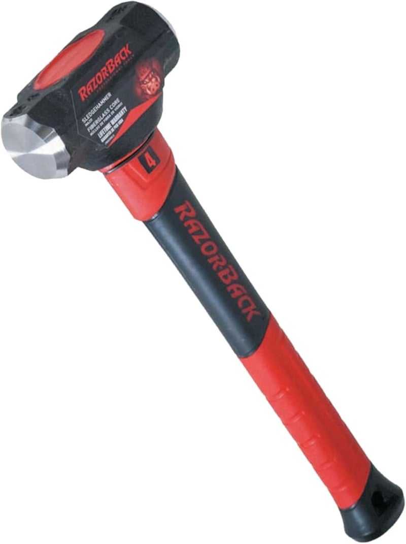 -BACK 3111000#4 Engineer Hammer With Fiberglass Handle