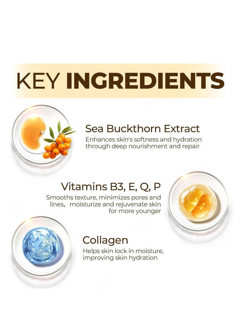 Deep Vita C Capsule Cream, Deep Vitamin C Golden Capsule Face Moisturizer, Deep Vitamin C Golden Capsule Cream, Collagen Jelly Cream - Transparent Gel for Glow Hydration - Korean Skin Care 2.39 oz - Image 3