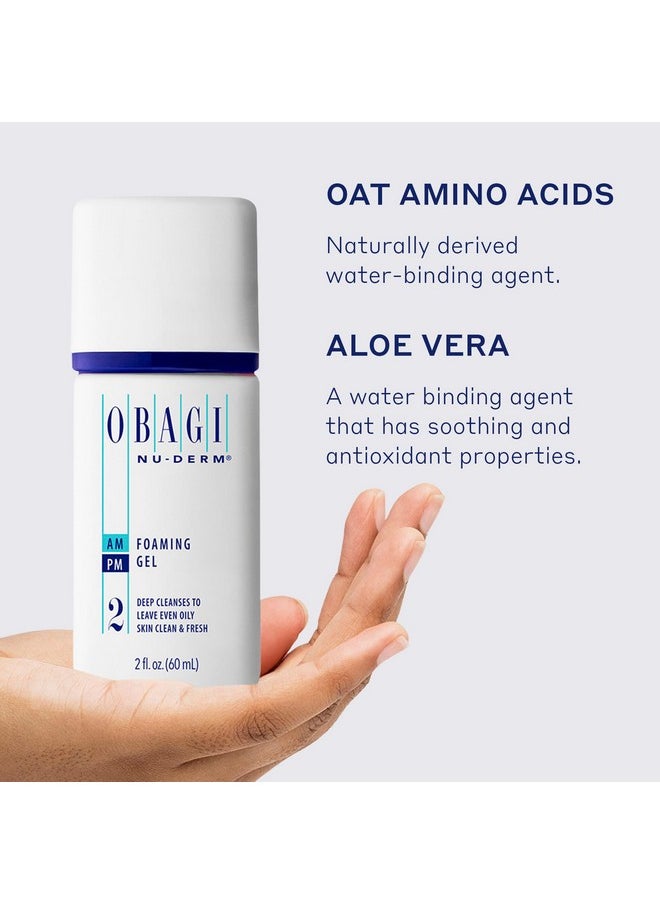 Obagi Medical Obagi Nu-Derm Foaming Gel - Gel-Based Cleanser For Normal To Oily & Sensitive Skin - 6.7 Oz  - Image 5