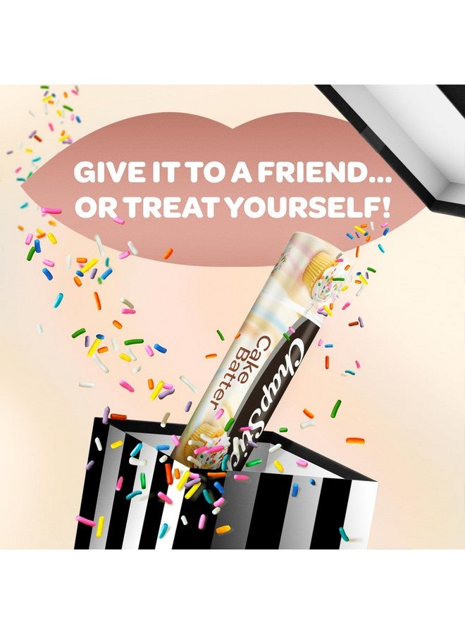 تشابستيك مرطب شفاه تشابستيك، بتركيبة عجينة الكيك، عبوة من 12 قطعة - مرطب شفاه لذيذ وحلو للشفاه الجافة، هدايا أعياد الميلاد، هدايا عيد الميلاد، 0.15 - Image 5