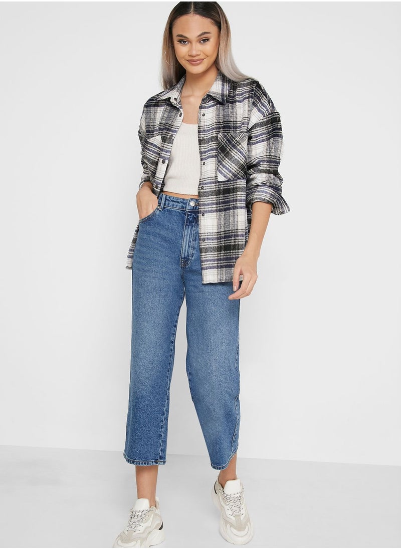 ONLY - High Waist Straight Jeans - Image 1