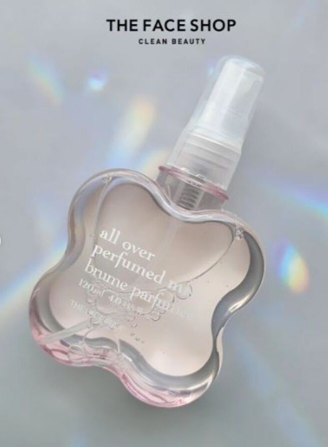 THE FACE SHOP Allover 01 Secret Bloom || Hair And Body Mist With Rose Scent - 120 Ml - Image 5