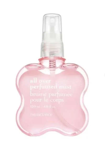 THE FACE SHOP Allover 01 Secret Bloom || Hair And Body Mist With Rose Scent - 120 Ml
