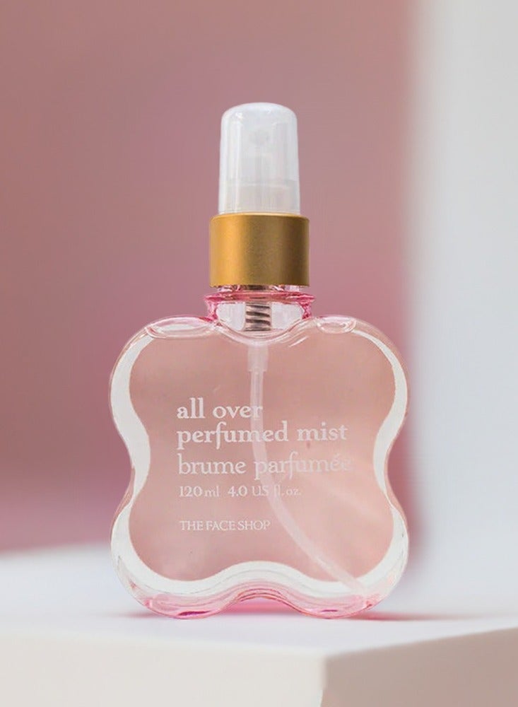 THE FACE SHOP Allover 01 Secret Bloom || Hair And Body Mist With Rose Scent - 120 Ml  - Image 4