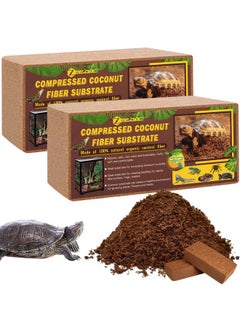 2Pcs Compressed Coconut Fiber Substrate, 100% Organic Coco Coir Fiber Brick Substrate Fluffy Bearded Dragon Tortoise Snake Terrarium Substrate Loose Natural Husk Terrarium Bedding For Reptiles - pzsku/ZDF69CF3341FF7B480174Z/45/_/1735214605/28fbc7e8-8d6d-4a30-8db0-21febfac4c96