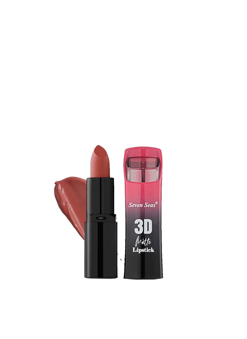 Seven Seas Seven Seas 3D Matte Velvet Finish Full Coverage Matte Long Lasting Lipstick Smooth Application Transferproof and Smudge Proof Highly Pigemented Lipstick for Women Red Berry  - Image 1