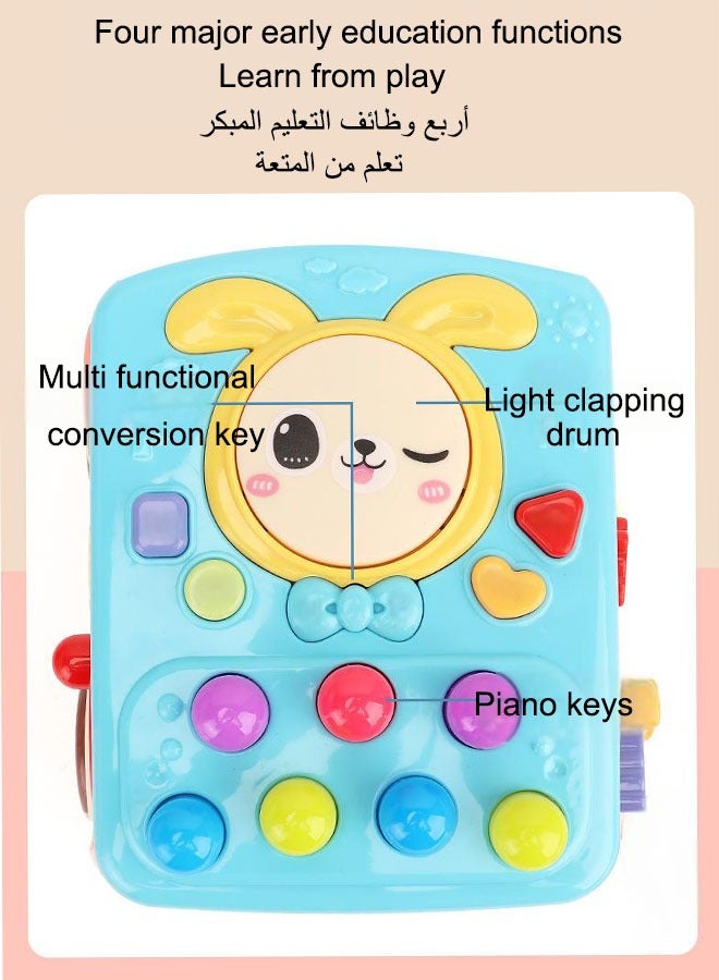 Pounding Toys For Toddlers Educational Toy Pull Along Bus Gopher Toy  Playing Hammering Game Children's Puzzle Baby Toy Grasping Handle Wooden Hammering Game For Kids  Early Educational Toy Toys For - Image 3