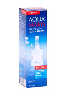Aqua Maris Strong Hypertonic Adriatic Acid Sea Water In Nasal Spray With Mechanical Pump 30 Ml Pack Of 1  - Image 1