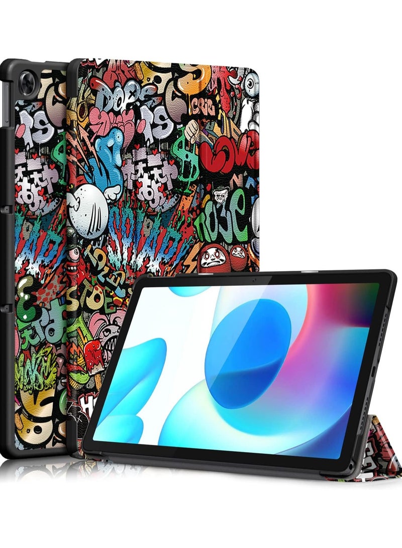 VKL Case For Realme Pad 10.4 inch 2021, Premium PU Leather Case, Anti-dirty and Anti-drop, Slim Flip Shell Case for Realme Pad -2 - Image 1