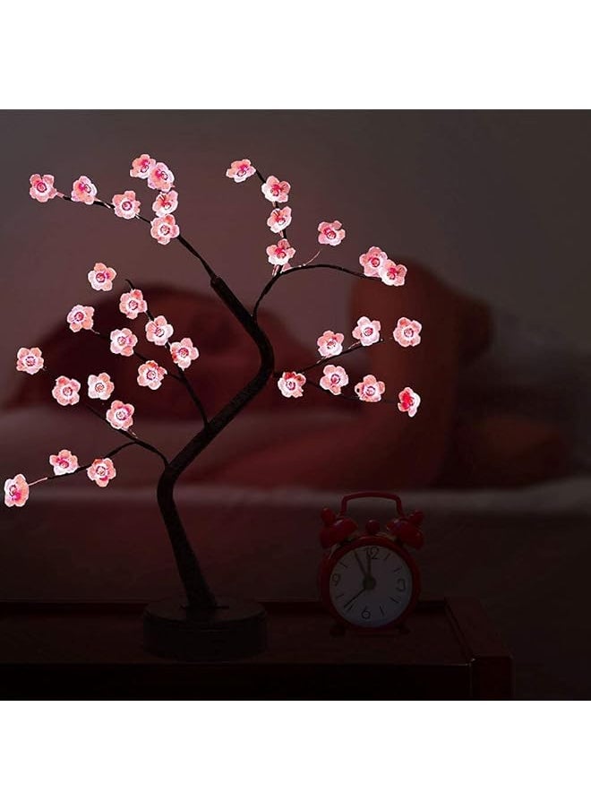 erorex Tree Light Tree Lamps For Living Room Cute Night Light For House Decor Good For Gifts Home Decorations Weddings And More Pink Cherry Blossom  - Image 4