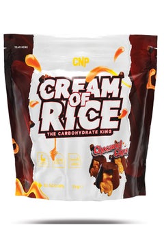 CNP Professional Cream of Rice - 2kg, Chocamel Cups Flavor, High-Quality Complex Carbohydrates for Energy and Recovery  - Image 1