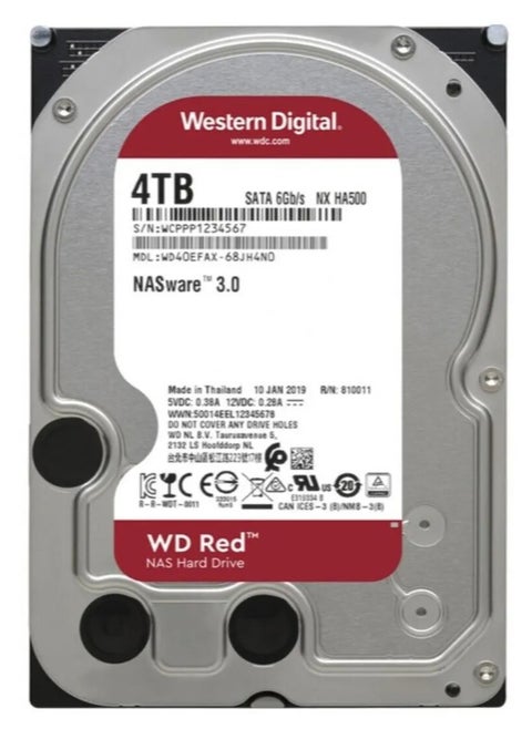 Western Digital Red 4TB WD40EFAX 3.5" SATA 256MB Cache Internal Enterprise Drive