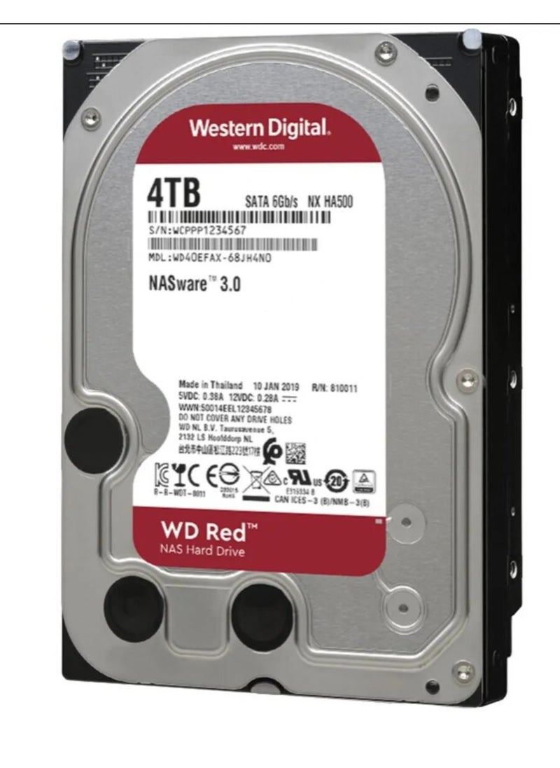 Western Western Digital Red 4TB WD40EFAX 3.5" SATA 256MB Cache Internal Enterprise Drive  - Image 2