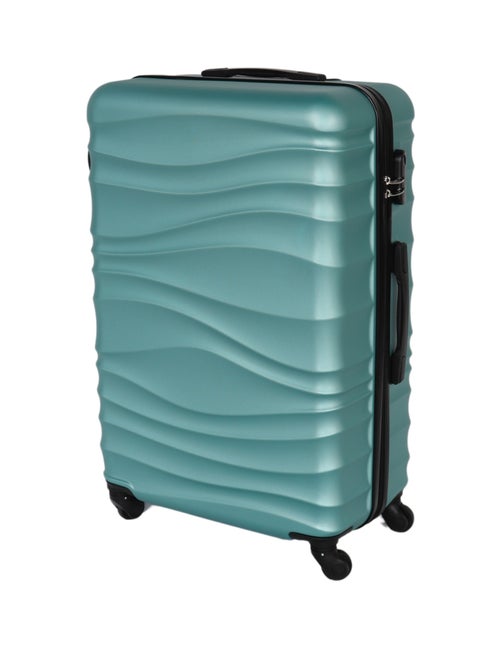 Viper Green 360° Spinner Luggage - Stylish and practical design, strong and lightweight material, built-in digital security lock and ideal storage capacity (small size).