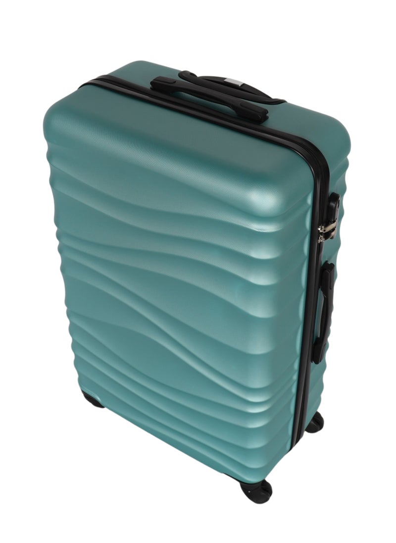 Viper Green 360° Spinner Luggage - Stylish and practical design, strong and lightweight material, built-in digital security lock and ideal storage capacity (small size).