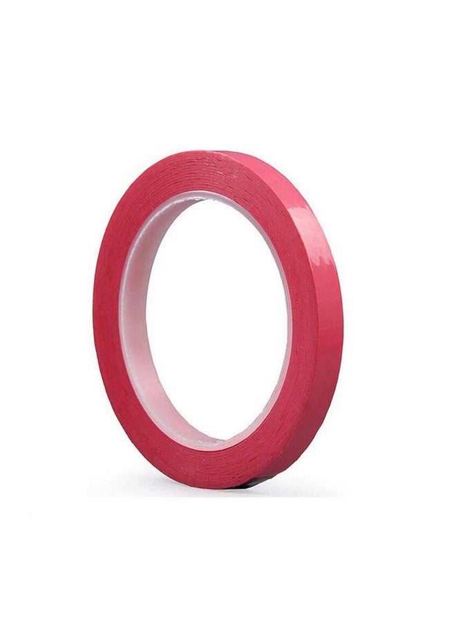 Suoirblss 6 Rolls Graphic Chart Tape Art Tape Grid Marking Tapes 72 Yard Roll Whiteboard Gridding Tape Selfadhesive Artist Tape Desktop Positioning Crossed Tape (Pinkwidth：5Mm)  - Image 2