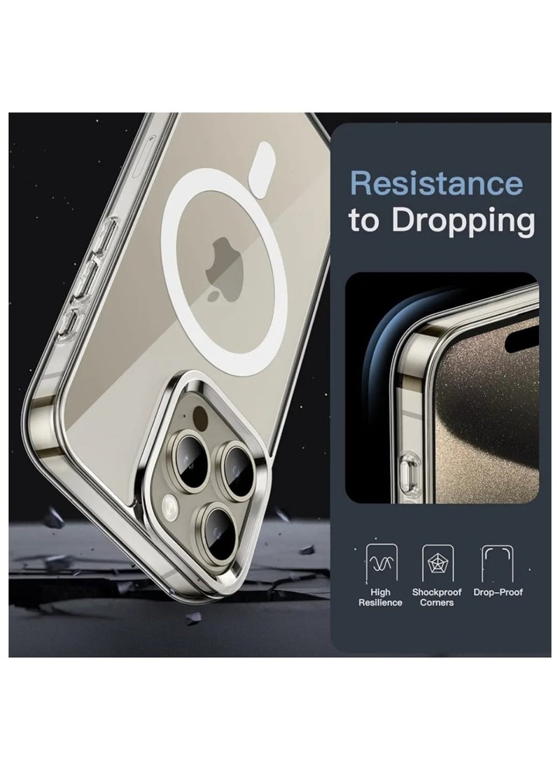 traditious iPhone 15 Pro Max MagSafe Case – 6.7-Inch Clear Magnetic Cover | Anti-Scratch, Yellowing Resistant | Compatible with MagSafe Accessories  - Image 3