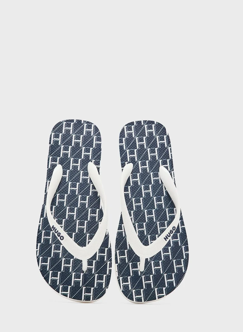 HUGO T Bar Flip Flops