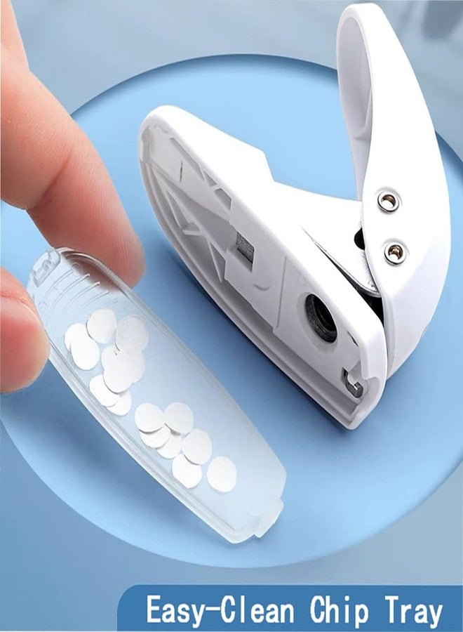 Aunifun Mini Hole Puncher, 10 Sheets Punch Capacity, Single Ring Cute Handheld Hole Punches for Paper, Scrapbooks Paper, Crafts, Stationery - Image 5