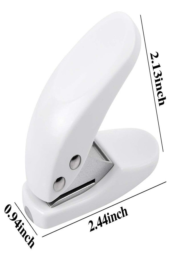 Aunifun Mini Hole Puncher, 10 Sheets Punch Capacity, Single Ring Cute Handheld Hole Punches for Paper, Scrapbooks Paper, Crafts, Stationery - Image 3