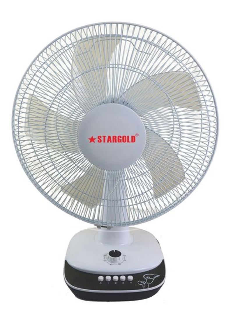 Stargold SG-4042 16 Inch Rechargeable Table Fan with 3 Speeds and 13.5 Hour Runtime  - Image 1