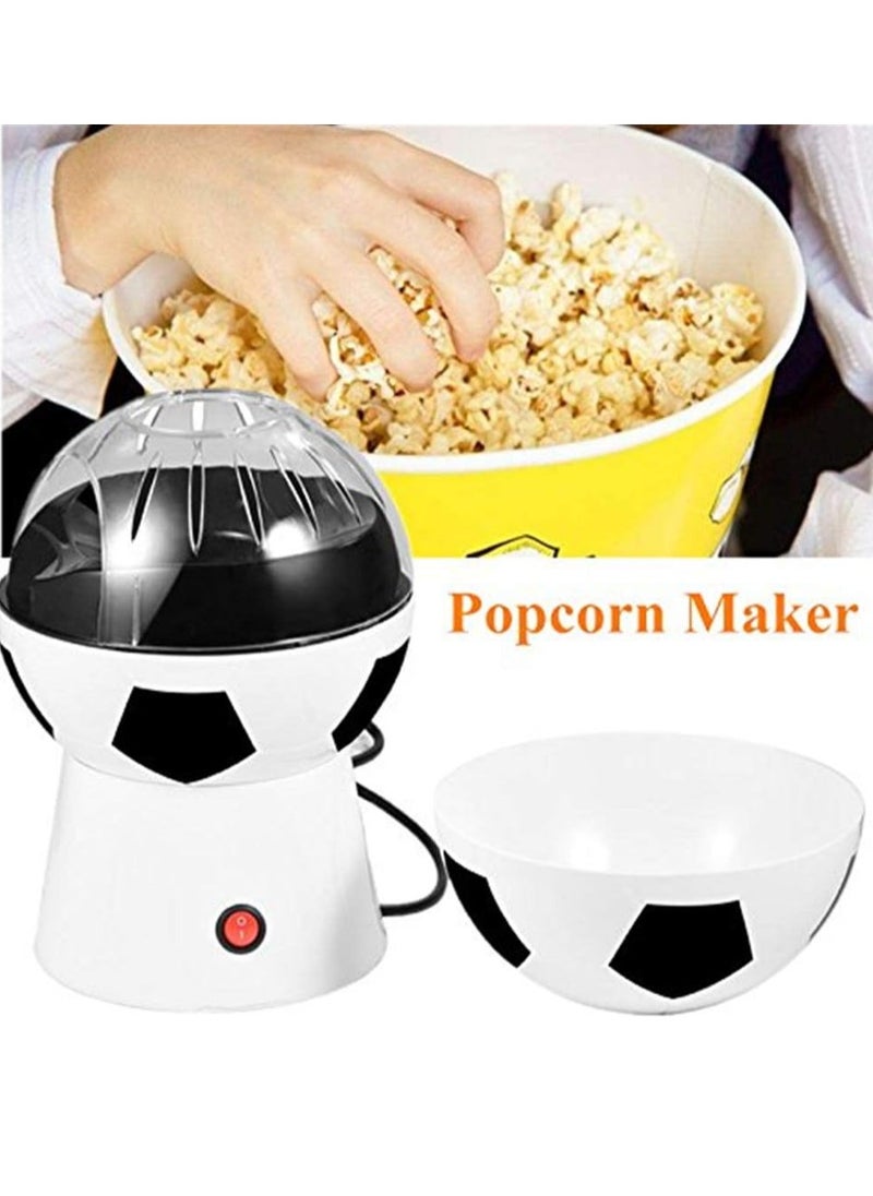 ELTRAZONE Hot Air Popcorn Football Maker – Electric Popper with Removable Lid, Quick Hot Air Popcorn Maker, 14 Cups, Ideal for Home Kitchen & Game Day Snacks  - Image 4