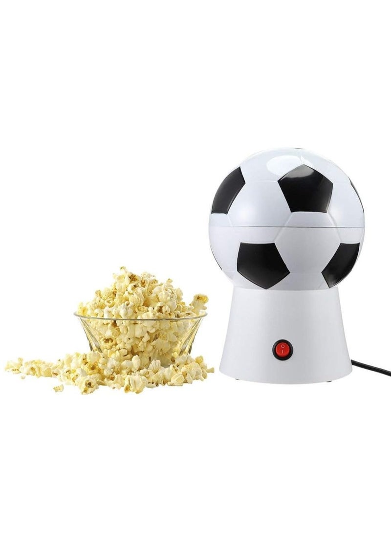 ELTRAZONE Hot Air Popcorn Football Maker – Electric Popper with Removable Lid, Quick Hot Air Popcorn Maker, 14 Cups, Ideal for Home Kitchen & Game Day Snacks  - Image 1