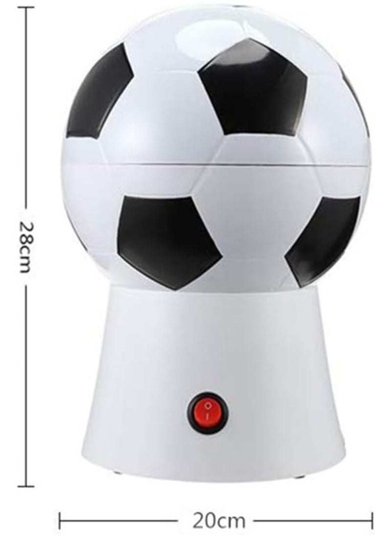 ELTRAZONE Hot Air Popcorn Football Maker – Electric Popper with Removable Lid, Quick Hot Air Popcorn Maker, 14 Cups, Ideal for Home Kitchen & Game Day Snacks  - Image 2